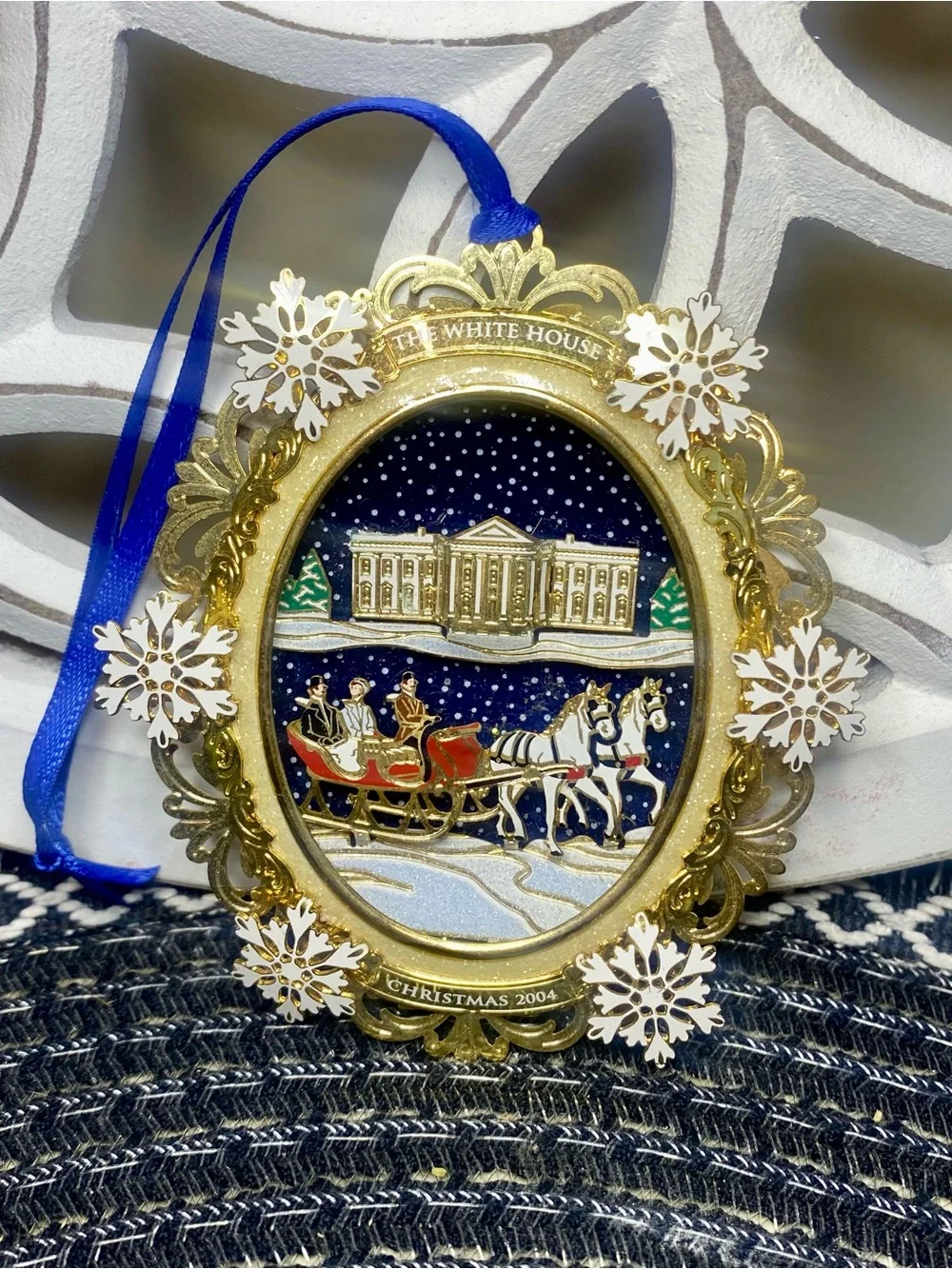 White House‎ Historical Association Christmas Ornaments 2004 President Hayes